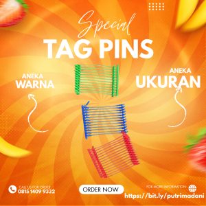 Read more about the article Aneka Warna Tag Pins Bermacam Ukuran