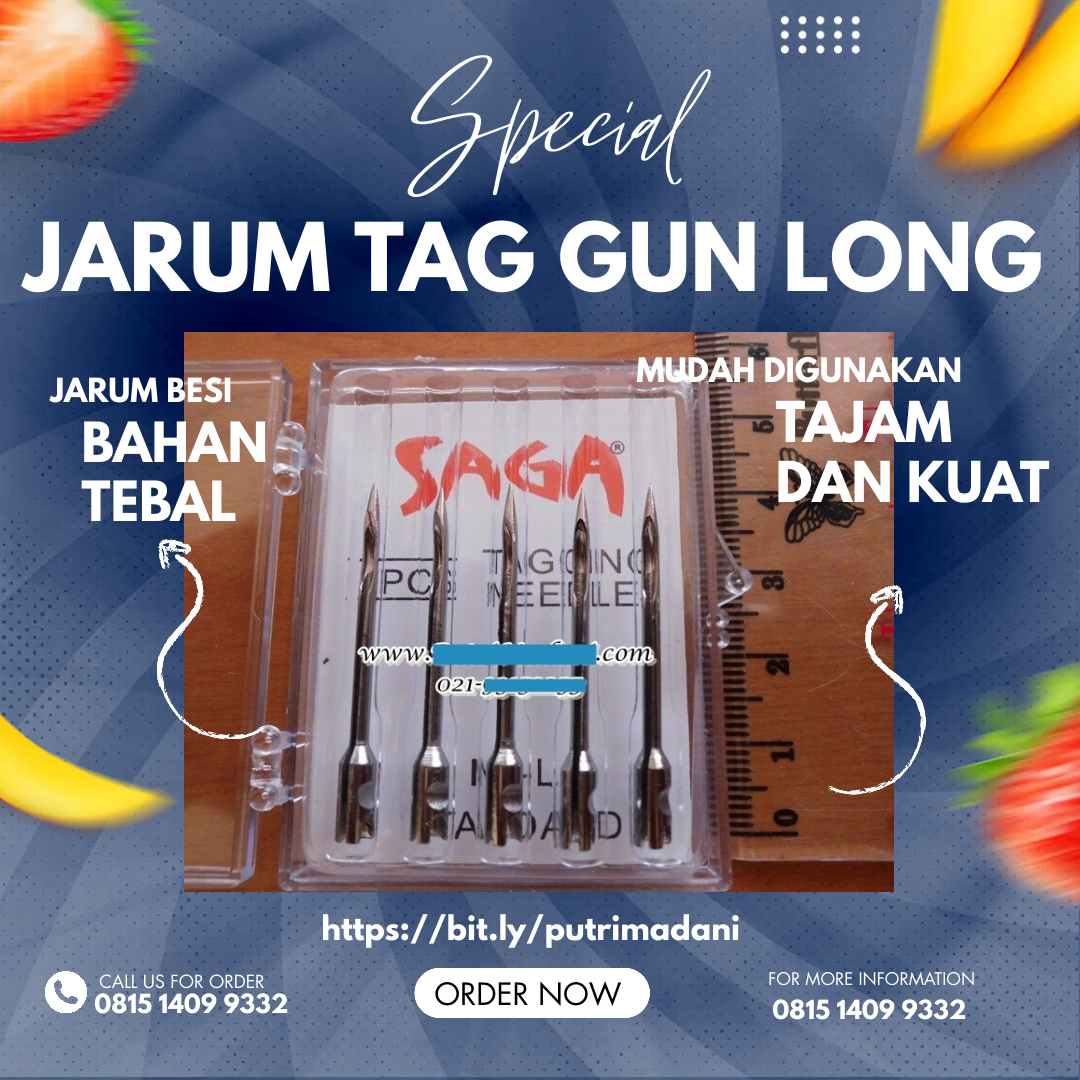 Read more about the article Penjual Jarum Tag Gun Long Ukuran lebih Panjang di Solo