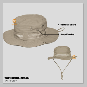 Read more about the article Topi Rimba Lapangan Topi Rimba Outdoor Warna Krem