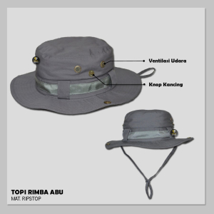 Read more about the article Topi Rimba Lapangan Topi Rimba Outdoor Warna Abu Abu